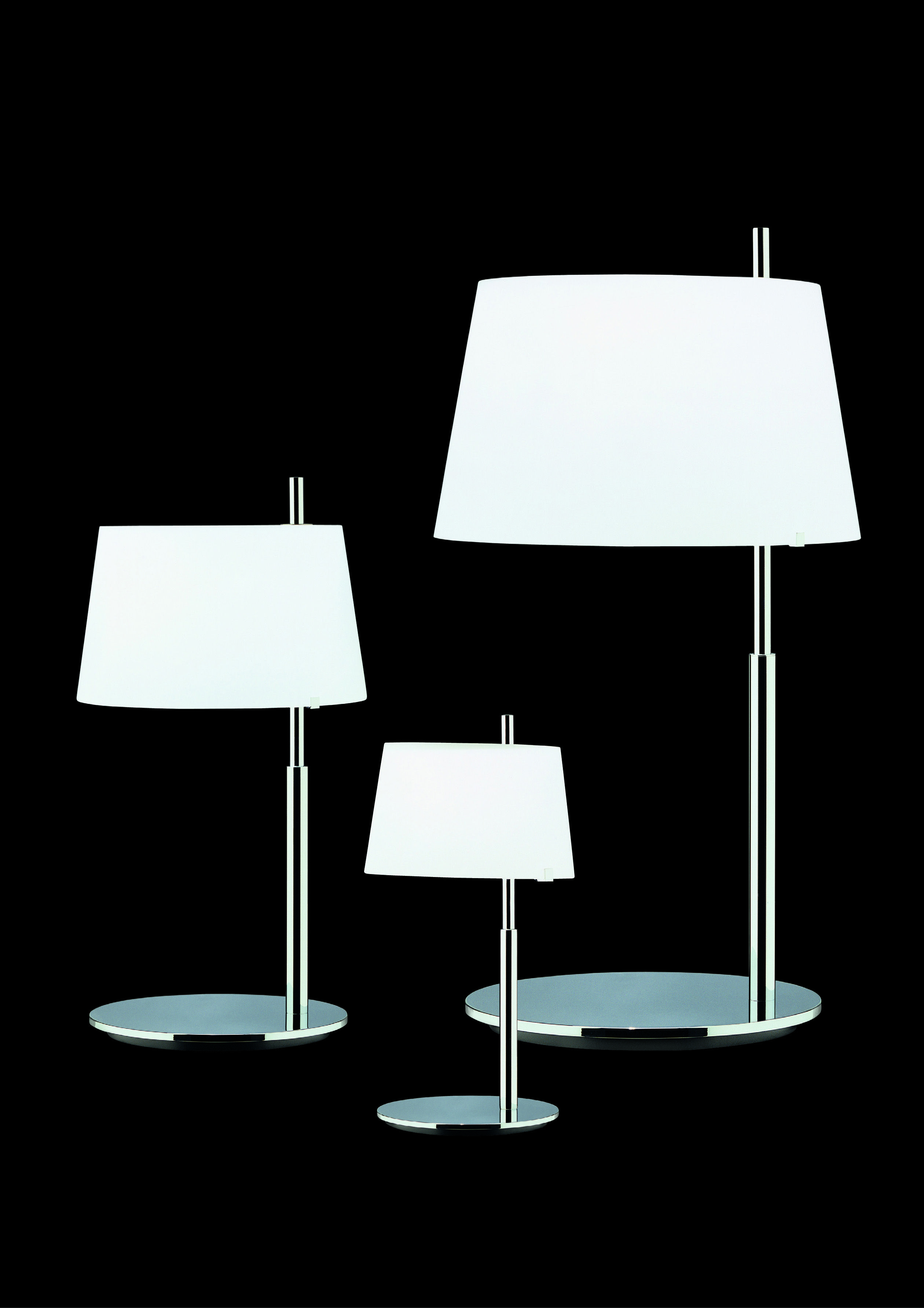 Lampe de table Passion H 60 cm - Chrome - Fontana Arte | Made In Design