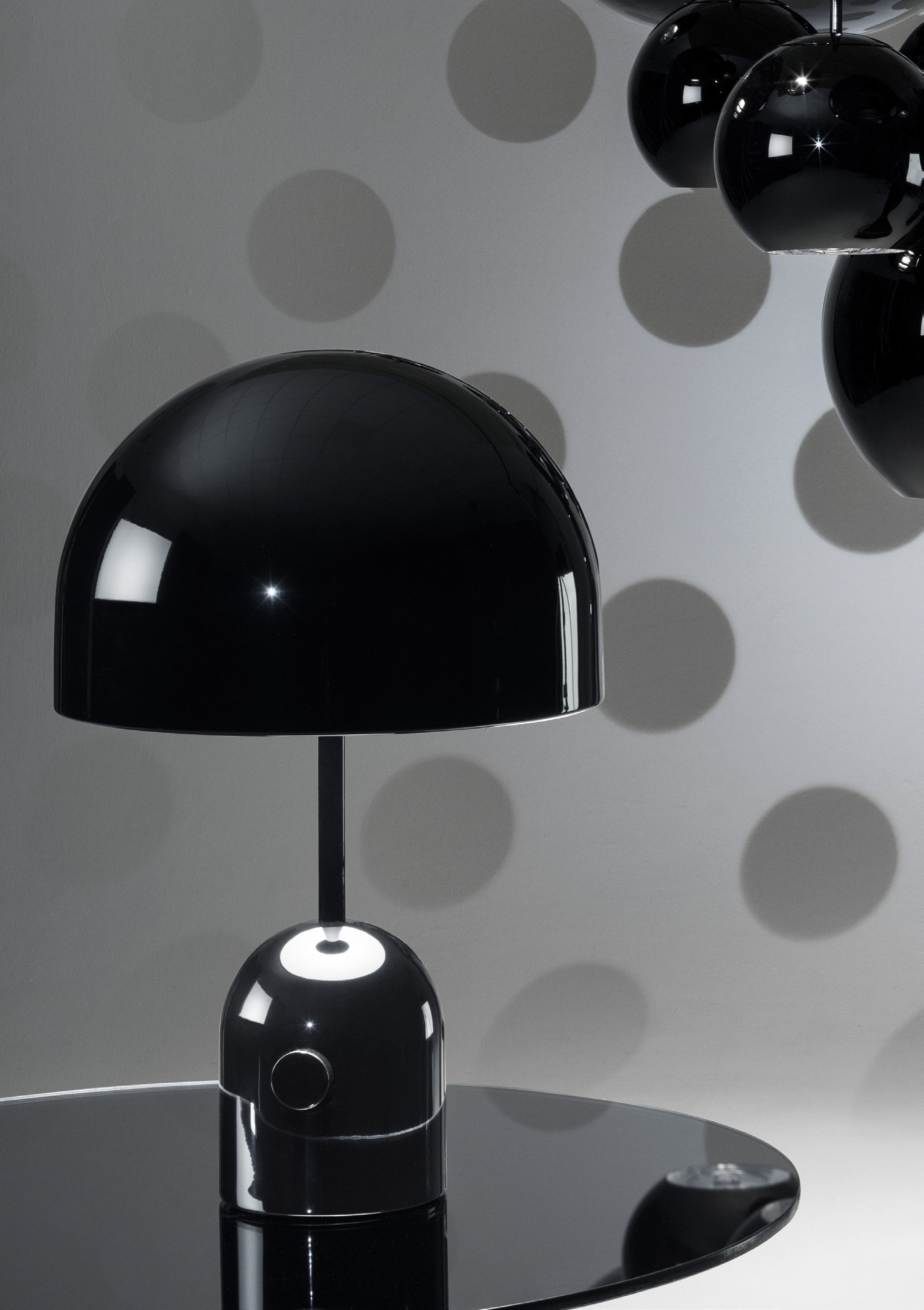 Tom Dixon Bell Small Table Lamp Black Made In Design Uk