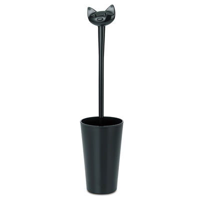 Accessories - Bathroom Accessories - Miaou Toilet brush by Koziol - Solid black - Plastic