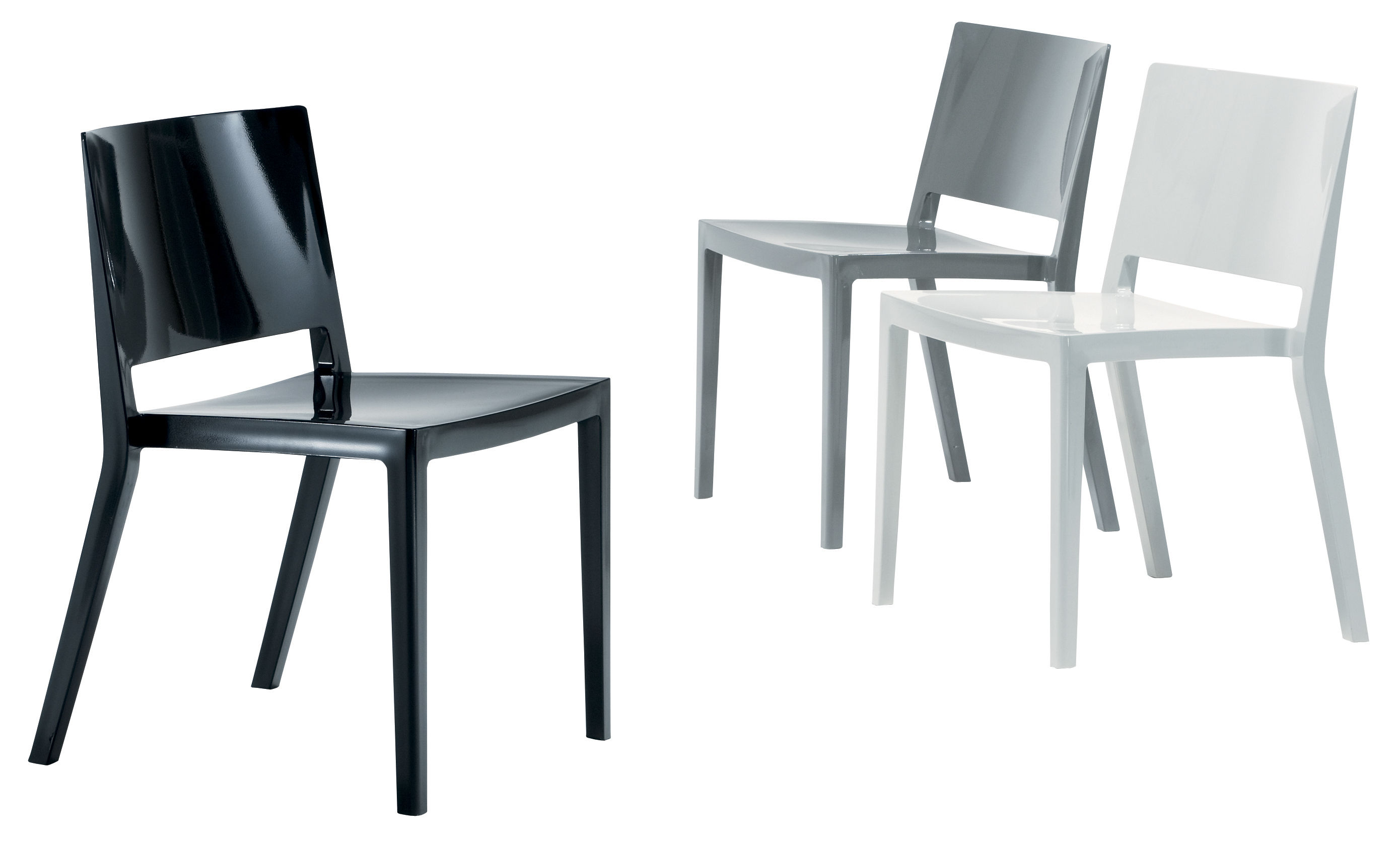 Chaise empilable Lizz Kartell Gris Made In Design