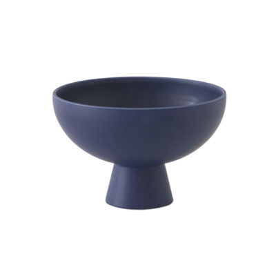 Tableware - Bowls - Strøm Medium Bowl - / Ø 19 cm - Handmade ceramic by raawii - Blue - Ceramic