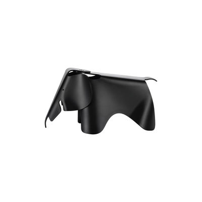 Vitra - Décoration Eames Elephant en Plastique, Polypropylène - Couleur Noir - 31.07 x 31.07 x 21 cm