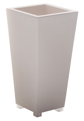 Image of Vaso per fiori Kabin High 70 di Serralunga - Bianco - Materiale plastico