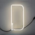 Néon Alphafont Wall light with plug - Letter D by Seletti