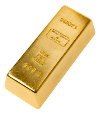 Interni - Insoliti e divertenti - Fermaporta Gold di ENOstudio - Oro - Alluminio, Ghisa