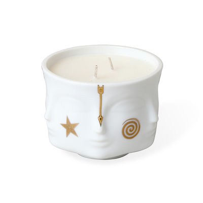 Decoration - Candles & Candle Holders - Gilded Muse Scented candle - / Porcelain - Citrus scent by Jonathan Adler - White & gold / White candle - China, Wax