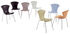Nihau Stacking chair - Plastic seat & metal legs by Kartell