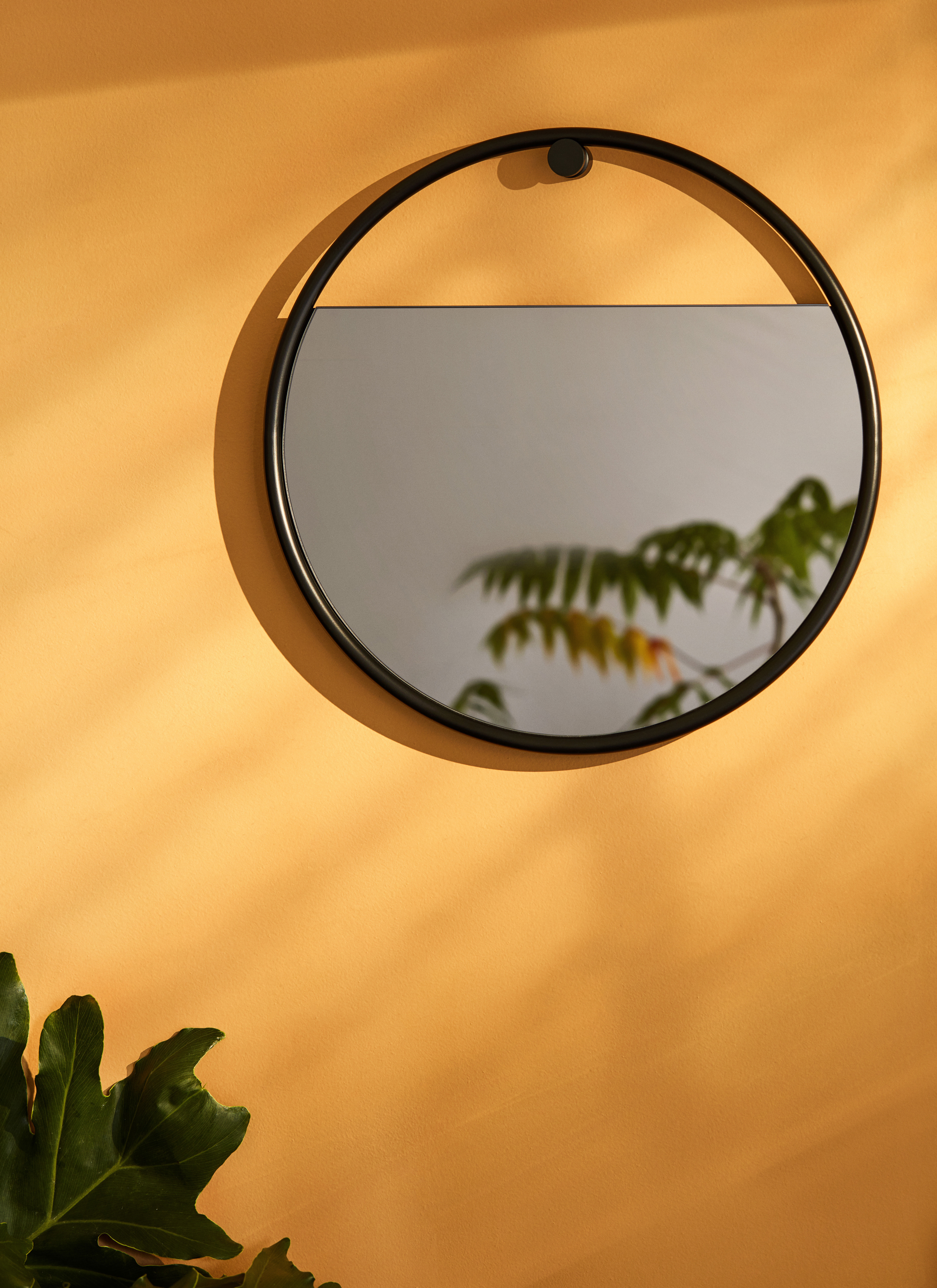 Northern Peek Small Wall mirror - Black | Made In Design UK