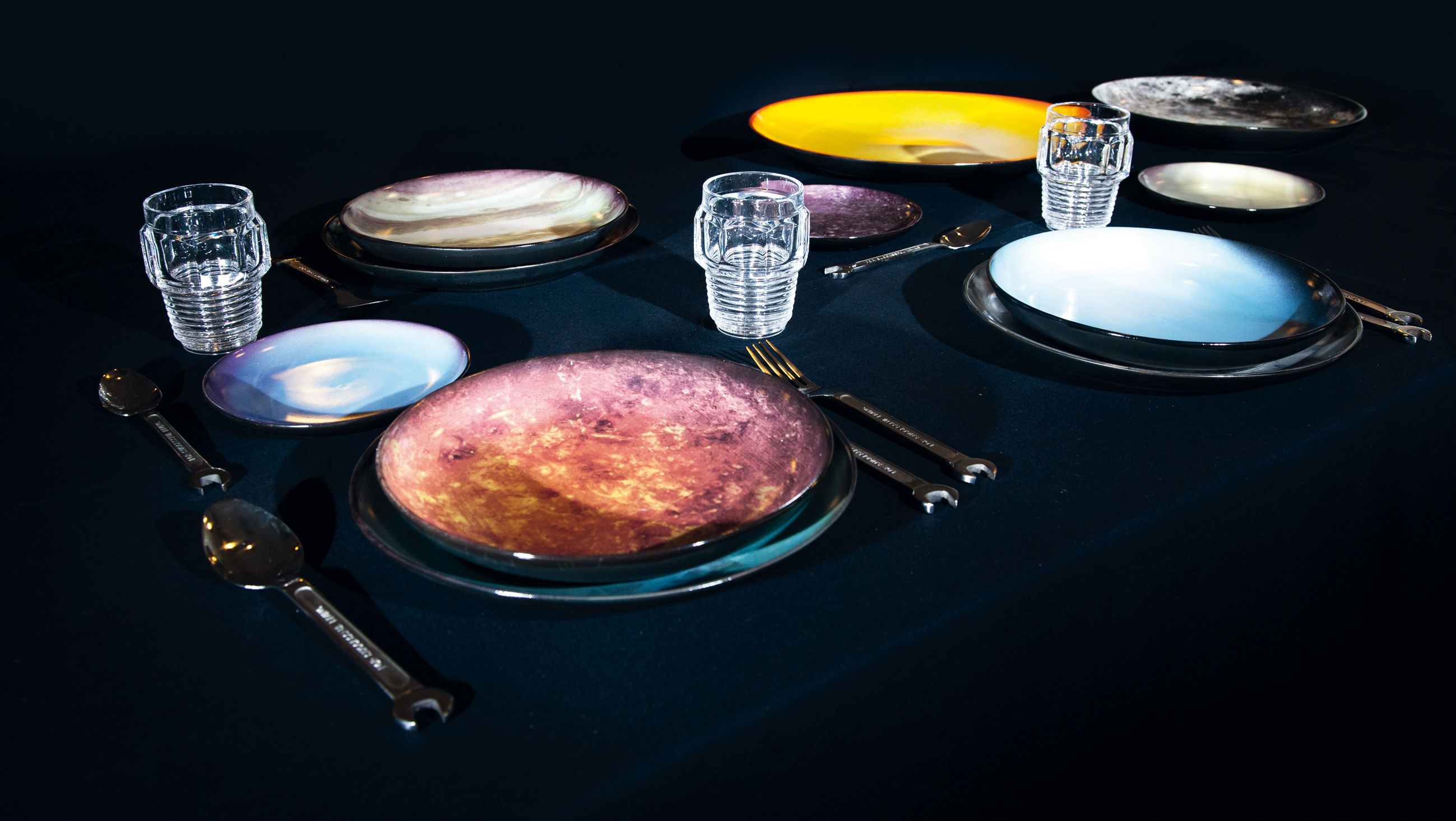 Assiette Cosmic Diner Diesel living with Seletti Marron Made In Design