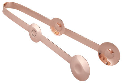 Tableware - Wine Accessories - Plum Ice cube tongs by Tom Dixon - Copper - Copper platted steel