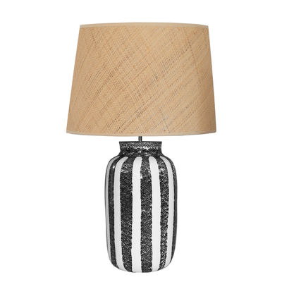 Maison Sarah Lavoine - Lampe de table Palmaria en Céramique - Couleur Noir - 150 x 53.13 x 48.5 cm -