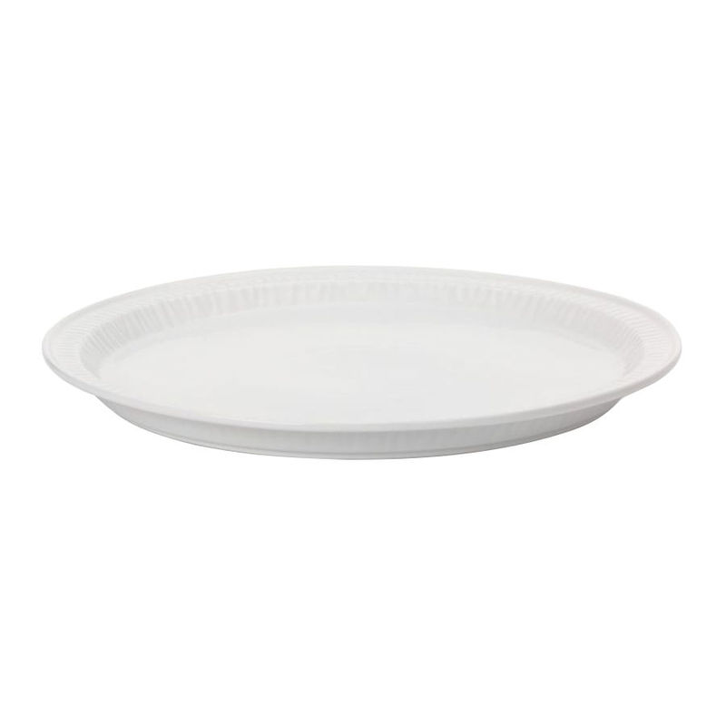 Tableware - Plates - Estetico quotidiano Plate ceramic white Ø 28 cm - China - Seletti - White / Plate Ø 28 cm - China