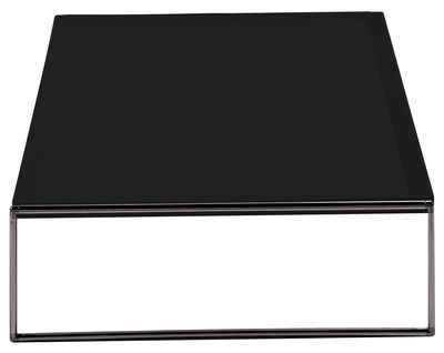 Mobilier - Tables basses - Table basse Trays carré - 80 x 80 cm - Kartell - Noir - Acier chromé