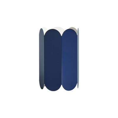 Abat-jour Arcs métal bleu / Ø 20 x H 30 cm / Sans système électrique - Hay