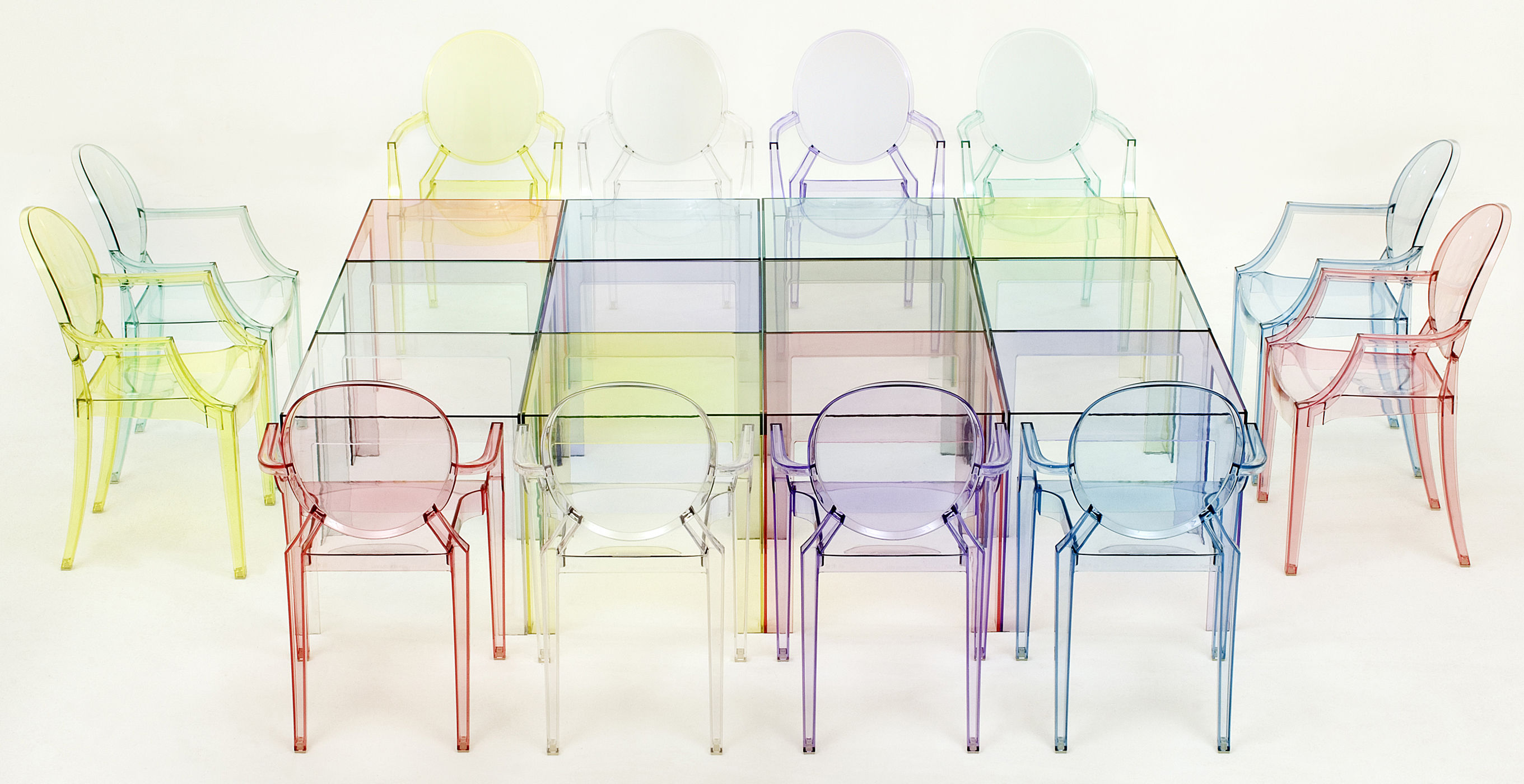 Kartell Jolly End table Grey Made In Design UK