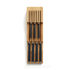 Range-couteaux DrawerStore Bamboo / Pour couteaux - 2 niveaux / 11,5 x 39,7 cm - Joseph Joseph