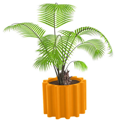 Outdoor - Vasi e Piante - Vaso per fiori Gear di Slide - Arancione - polietilene riciclabile
