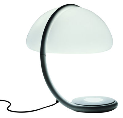 Illuminazione - Lampade da tavolo - Lampada da tavolo Serpente di Martinelli Luce - Bianco - Metacrilato, metallo laccato