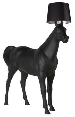 Furniture - Exceptional furniture - Horse Lamp Floor lamp by Moooi - Black - Polyester