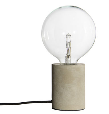 Luminaire - Lampes de table - Lampe de table Bristol / Béton - Frandsen - Béton / Câble noir - Béton