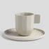 Sottopiattino Paper Porcelain / Per tazzina da caffè - In porcellana - Hay