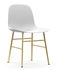 Form Chair - / Brass foot by Normann Copenhagen