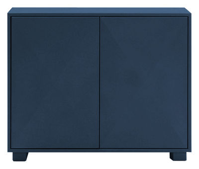 Furniture - Shelves & Storage Furniture - Diamant Storage - With doors by Tolix - Dark blue - Lacquered recycled steel