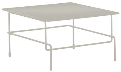 Mobilier - Tables basses - Table basse Traffic / 60 x 60 cm - Pour l'extérieur - Magis - Blanc - Acier verni, Pierre acrylique