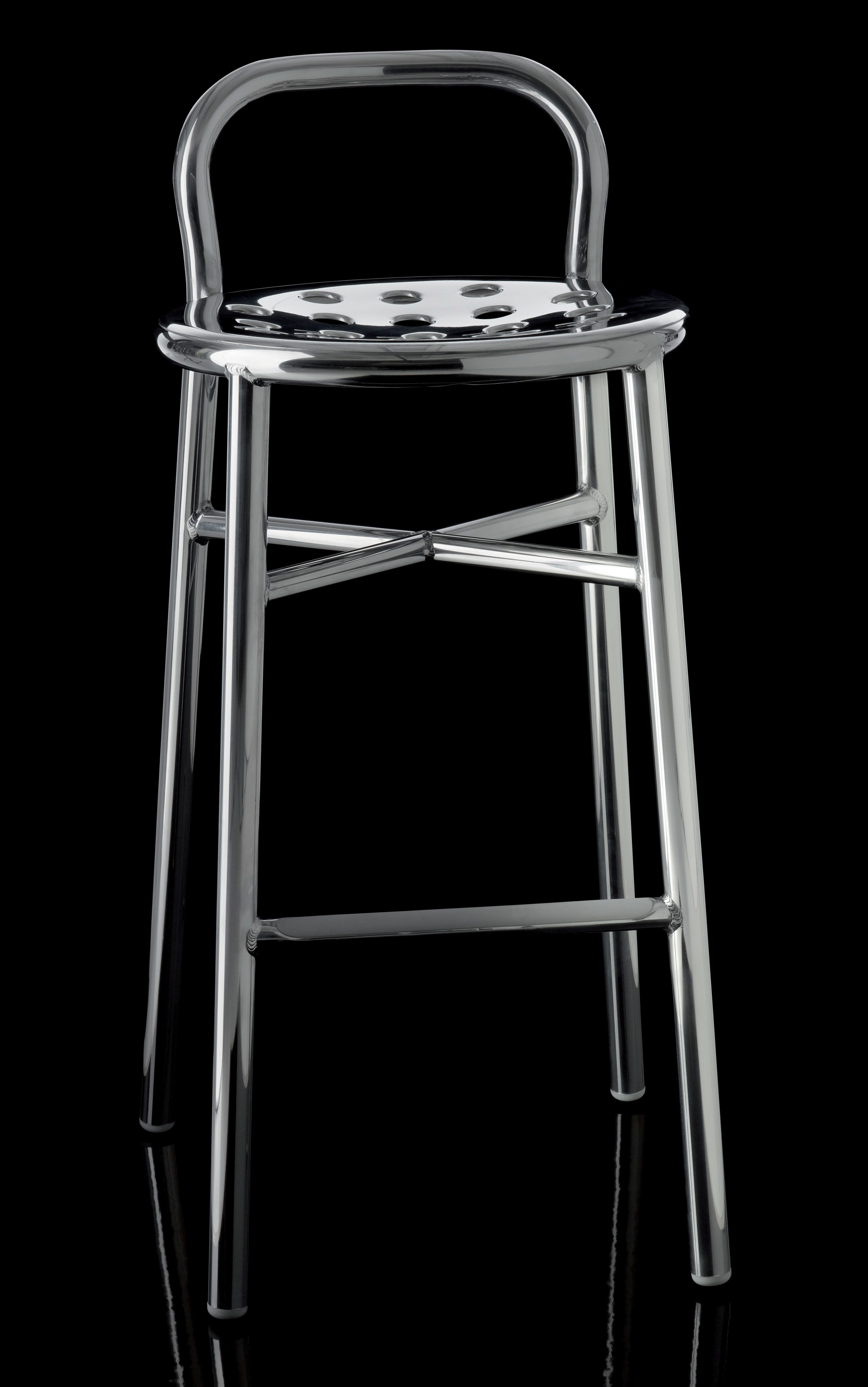 Bar Stool Pipe By Magis White L 46 X H 84 Made In Design Uk Furniture Bar Stools Pipe Stool H 67 Cm Metal By Magis