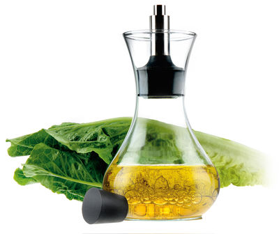 Tisch und Küche - Salz, Pfeffer und Öl - Essig-Shaker Tropffrei - Eva Solo - Durchsichtig - Borosollikatglas, rostfreier Stahl