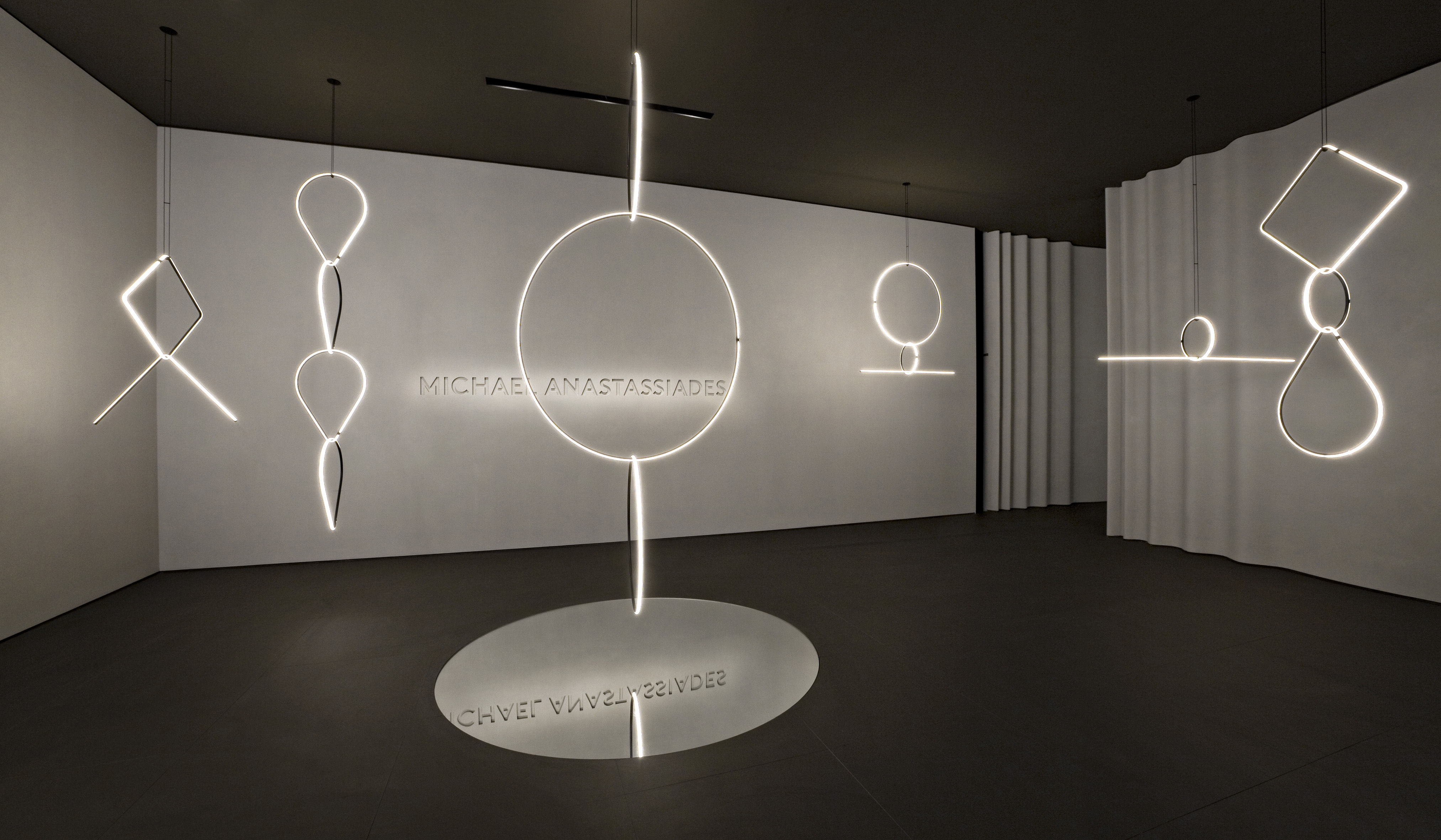 Flos Arrangements LED Pendant - white black | Made In Design UK