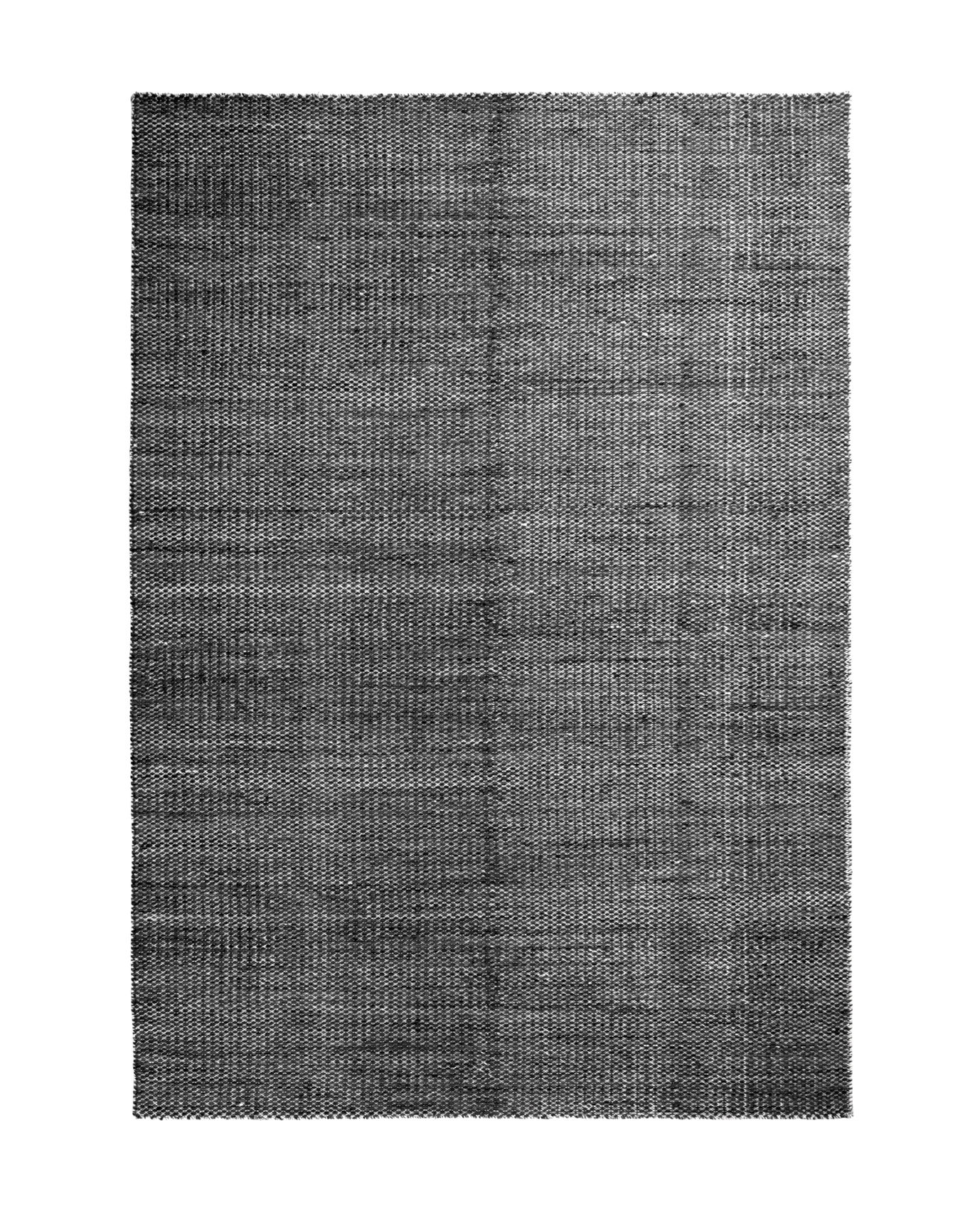 Tapis Moiré Kelim Medium / 170 x 240 cm - Tissé main - Hay noir en tissu