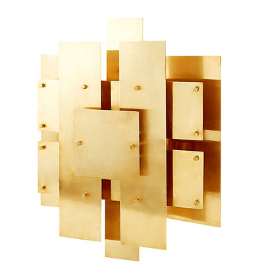 Illuminazione - Lampade da parete - Applique Puzzle Sconce / Ottone- 38 x 48 cm - Jonathan Adler - Ottone - Ottone massiccio