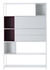 Minima 3.0 Bookcase - / W 120 x H 188 cm - Integrated boxes by MDF Italia