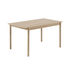 Linear WOOD Rectangular table - / Wood - 140 x 85 cm by Muuto