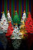 Bark Tree Christmas decoration - / Christmas tree H 30 cm + 3 coloured magnets by Alessi
