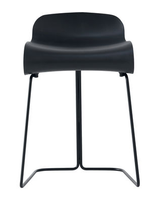 Furniture - Stools - BCN Stool by Kristalia - Black - PBT plastic, Varnished steel