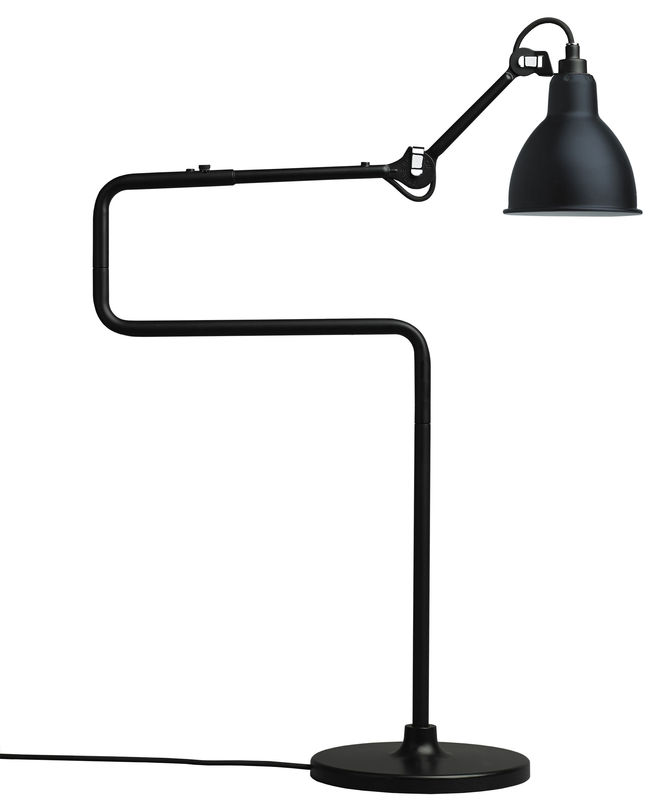 Lighting - Table Lamps - N°317 Table lamp metal black - DCW éditions - Black - Steel