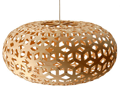 Lighting - Pendant Lighting - Snowflake Pendant by David Trubridge - Natural wood - Bamboo plywood