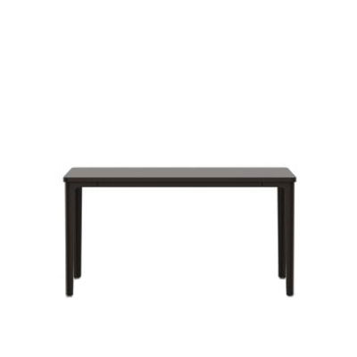 Arredamento - Tavolini  - Tavolino Plate Table - / Medium - 41 x 71 cm / MDF di Vitra - MDF cioccolato / Gambe cioccolato - Alluminio laccato a polvere, MDF