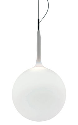 Leuchten - Pendelleuchten - Castore Pendelleuchte - Artemide - Weiß - Ø 35 cm - geblasenes Glas