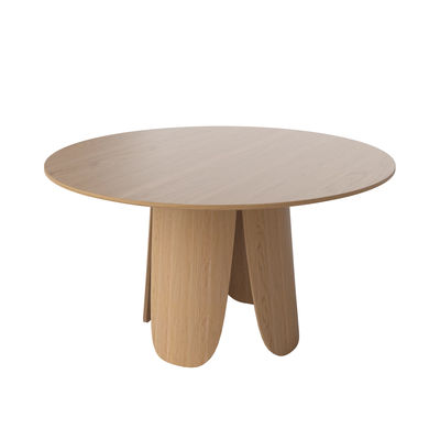 Bolia Peyote Round Table Natural Wood, Round Table For 6 People