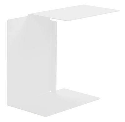 Möbel - Couchtische - Diana A Beistelltisch - ClassiCon - Weiß - klarlackbeschichteter rostfreier Stahl