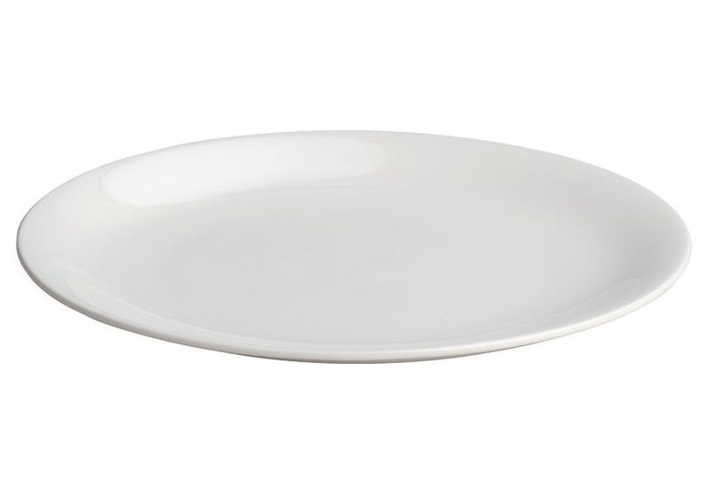Tavola - Piatti  - Piatto da dessert All-time ceramica bianco - Alessi - Piatto da dolce - Bianco - Porcellana Bone China