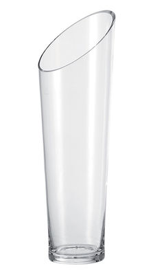 Déco - Vases - Vase Dynamic H 40 cm - Leonardo - Transparent - 40 cm - Verre