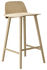 Nerd Bar chair - H 65 cm - Wood by Muuto