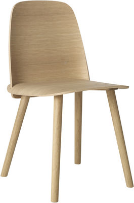 Furniture - Chairs - Nerd Chair - Wood by Muuto - Oak - Oak plywood, Solid oak