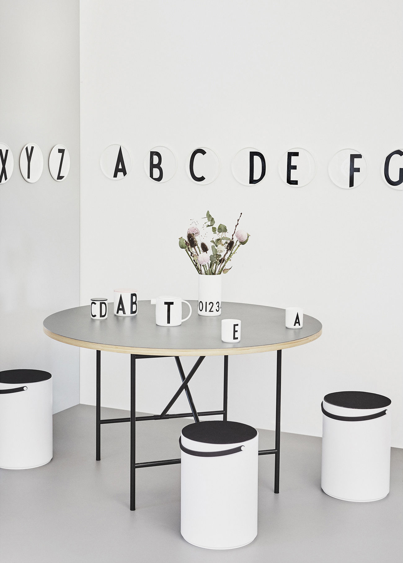Tasse et Mugs Design Letters - Tasse blanche Design Letters - Blanc - O
