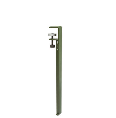 Image of Piede - con fissaggio a morsetto / H 43 cm - Per creare tavoli bassi & panche di TIPTOE - Verde - Metallo