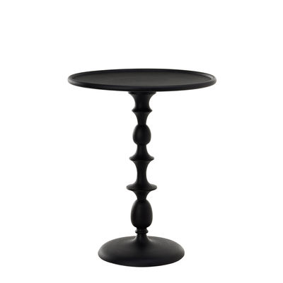 Pols Potten - Table d'appoint Classic en Métal, Fonte d'aluminium laquée - Couleur Noir - 62.14 x 62